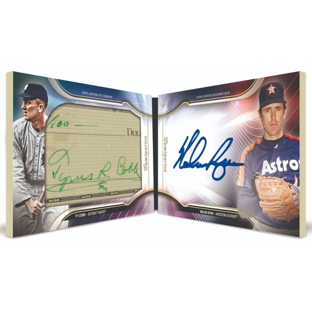 2024 Topps Luminaries Baseball Cards - Ty Cobb_Nolan Ryan