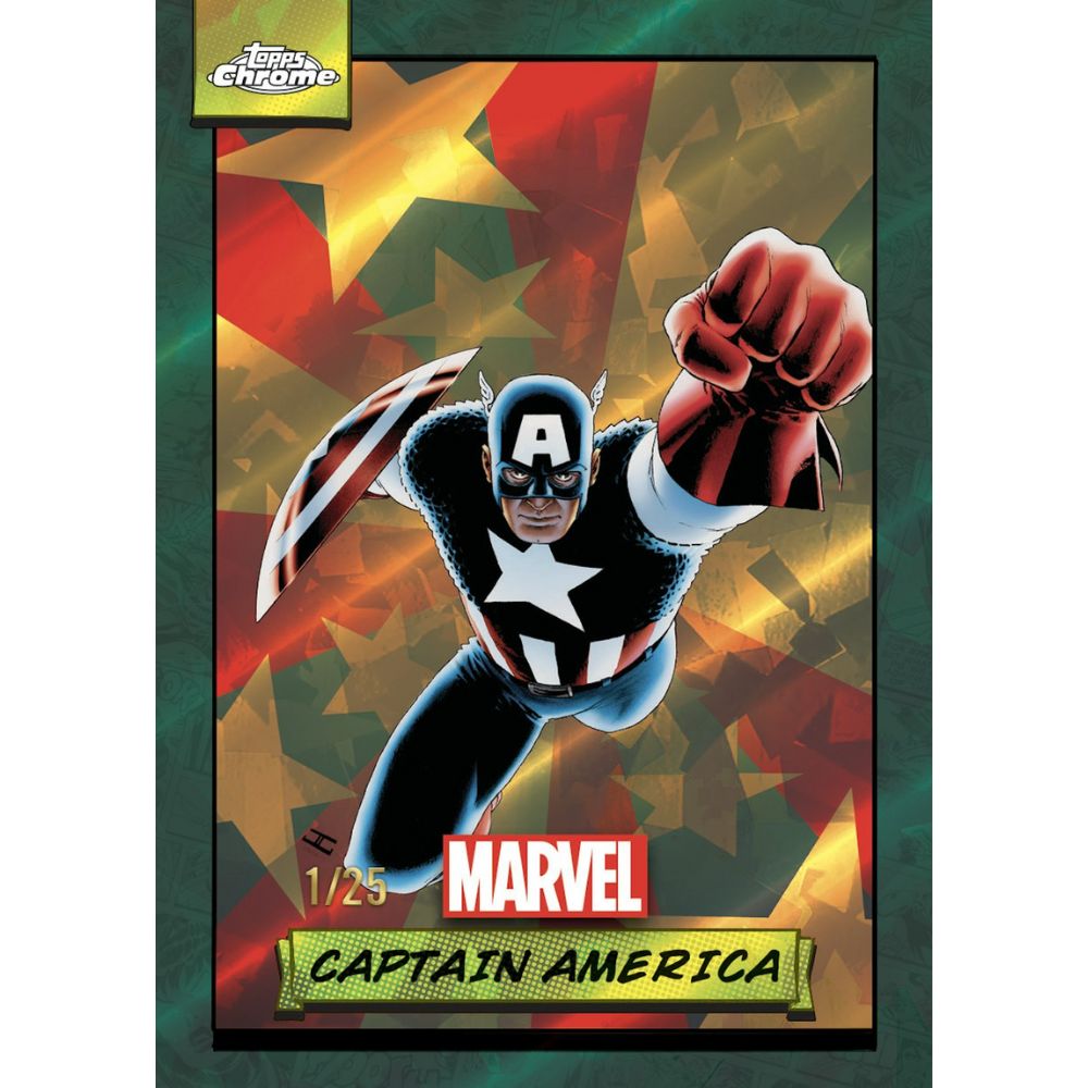 2024 Topps Marvel Chrome Sapphire Cards -Captain America