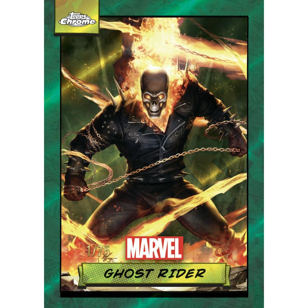 2024 Topps Marvel Chrome Sapphire Cards - Ghost Rider