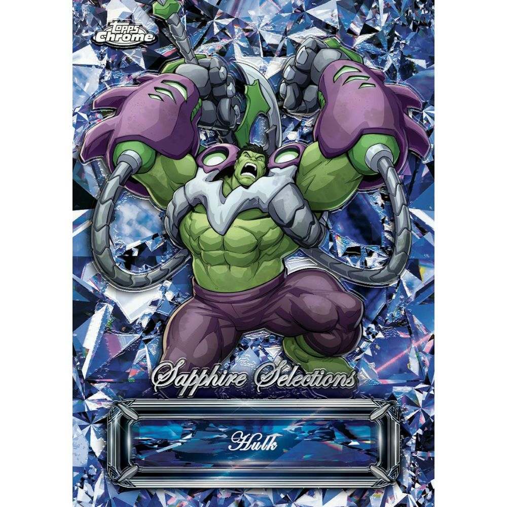 2024 Topps Marvel Chrome Sapphire Cards - Hulk