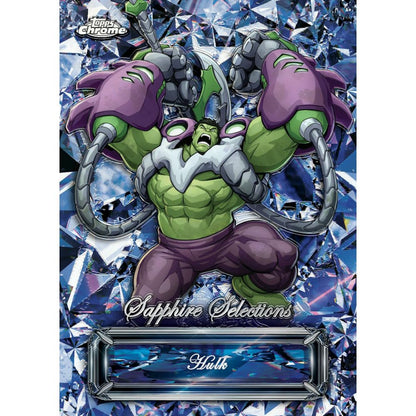 2024 Topps Marvel Chrome Sapphire Cards - Hulk