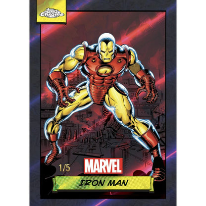 2024 Topps Marvel Chrome Sapphire Cards - Iron Man