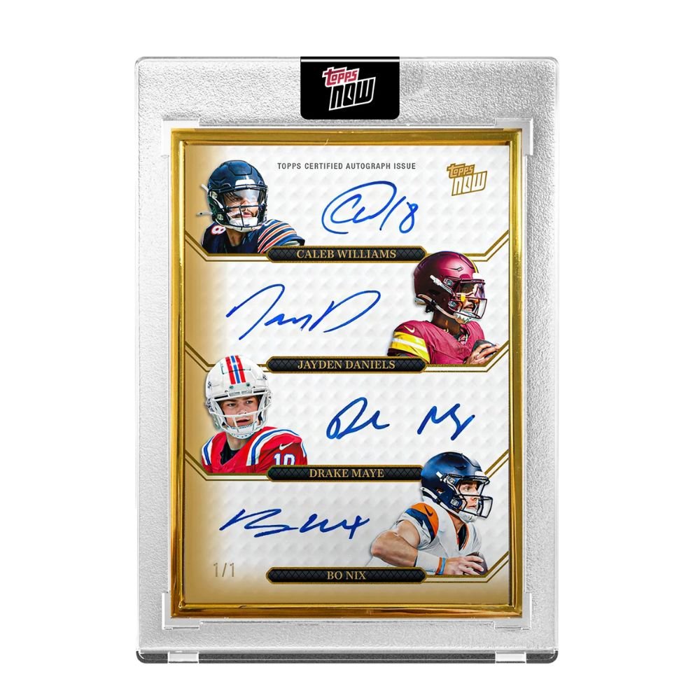 2024 Topps NOW® Football Rookie Campaign Quarterbacks Box - Trading Card Market
