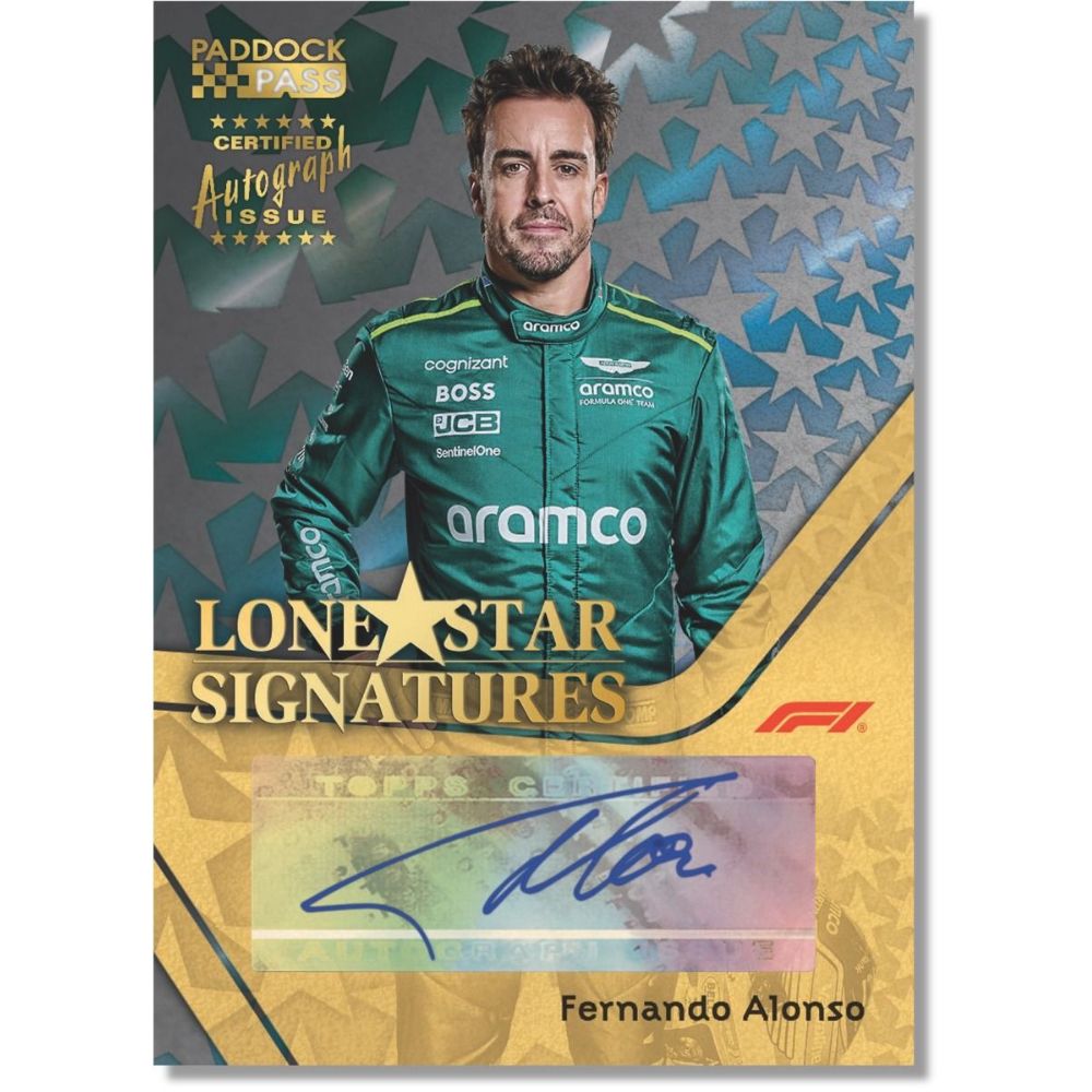 2024 Topps Paddock Pass F1 Cards-Fernando Alonso