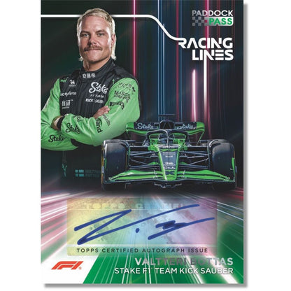 2024 Topps Paddock Pass F1 Cards-Valtteri Bottas