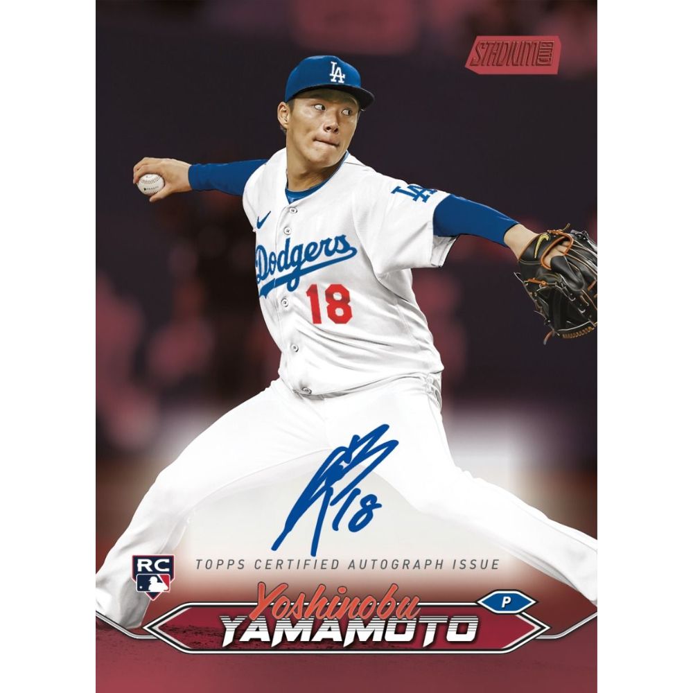 2024 Topps Stadium Club Baseball Cards - Yoshinobu Yamamoto