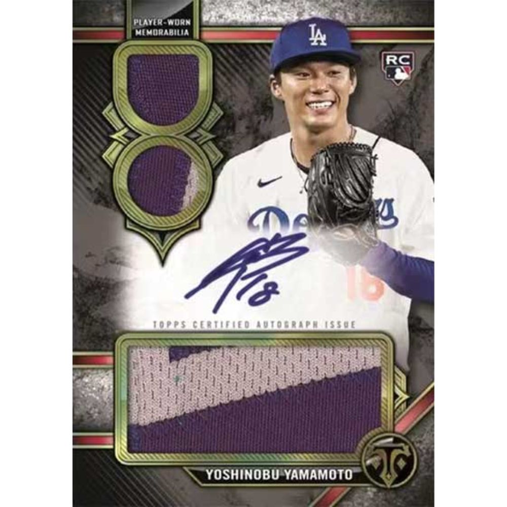 2024 Topps triple Threads Baseball Cards - Yoshinobu Yamamoto