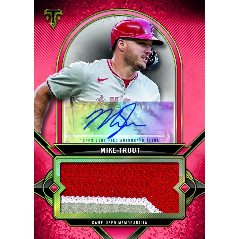 2024 Topps Triple Threads Baseball Cards - Mike Trout