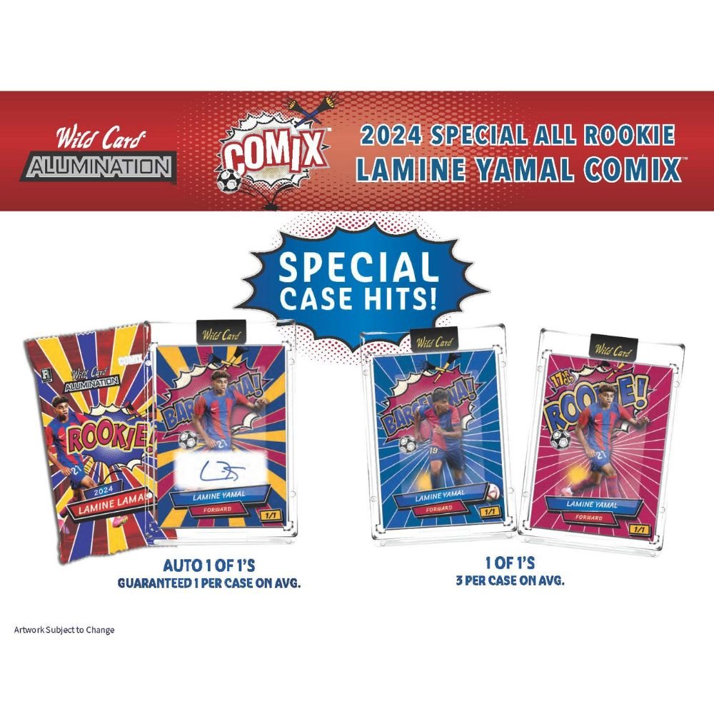 2024 Wild Card Alumination Lamine Yamal Comix Soccer Hobby Box