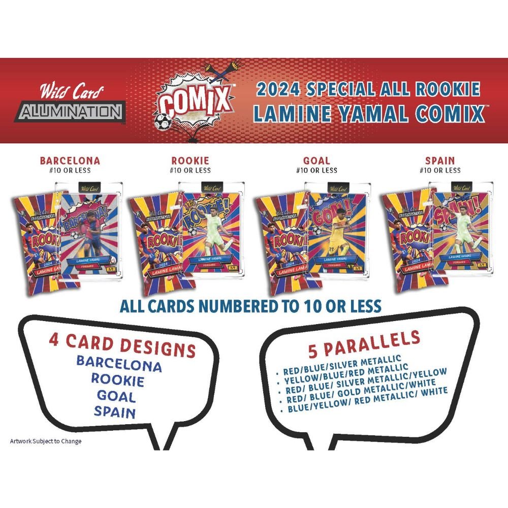 2024 Wild Card Alumination Lamine Yamal Comix Soccer Hobby Box - Trading Card Market