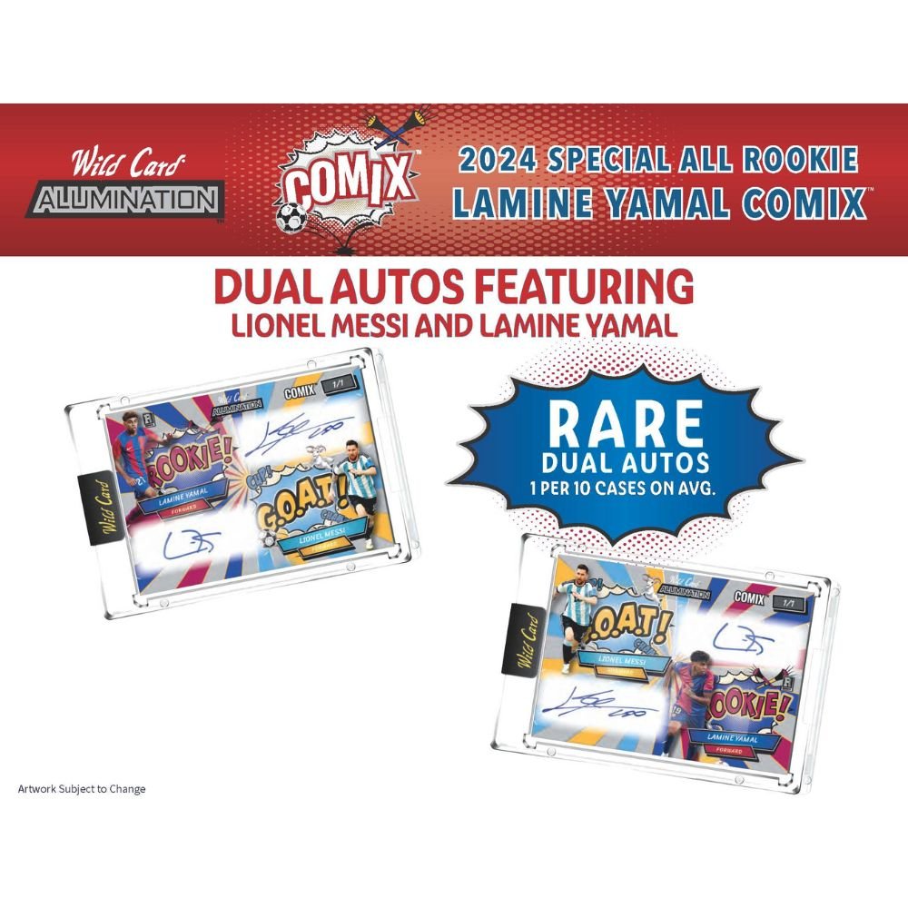 2024 Wild Card Alumination Lamine Yamal Comix Soccer Hobby Box