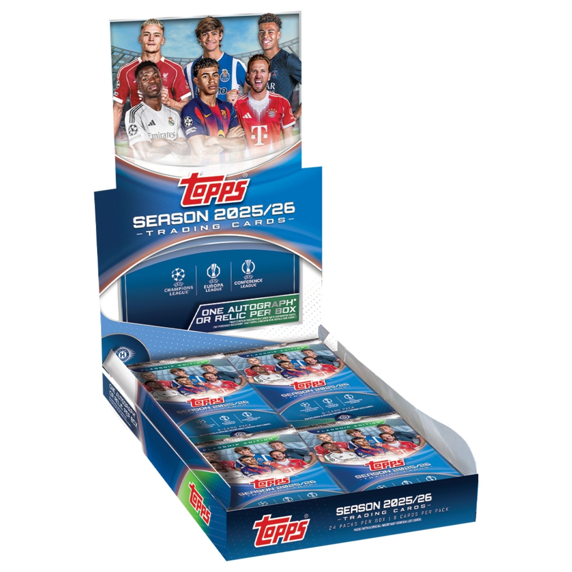 2025/26 Topps UEFA Club Competitions Soccer Hobby Box (Presell) - Trading Card Market