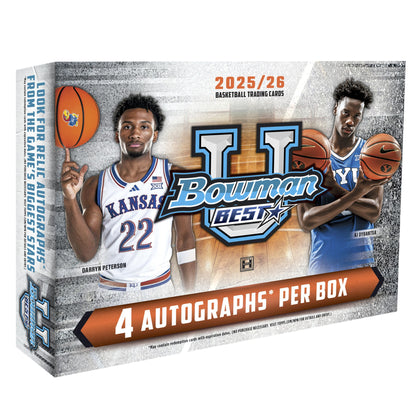 2025/26 Bowman University Best Basketball Hobby Box - Trading Card Market