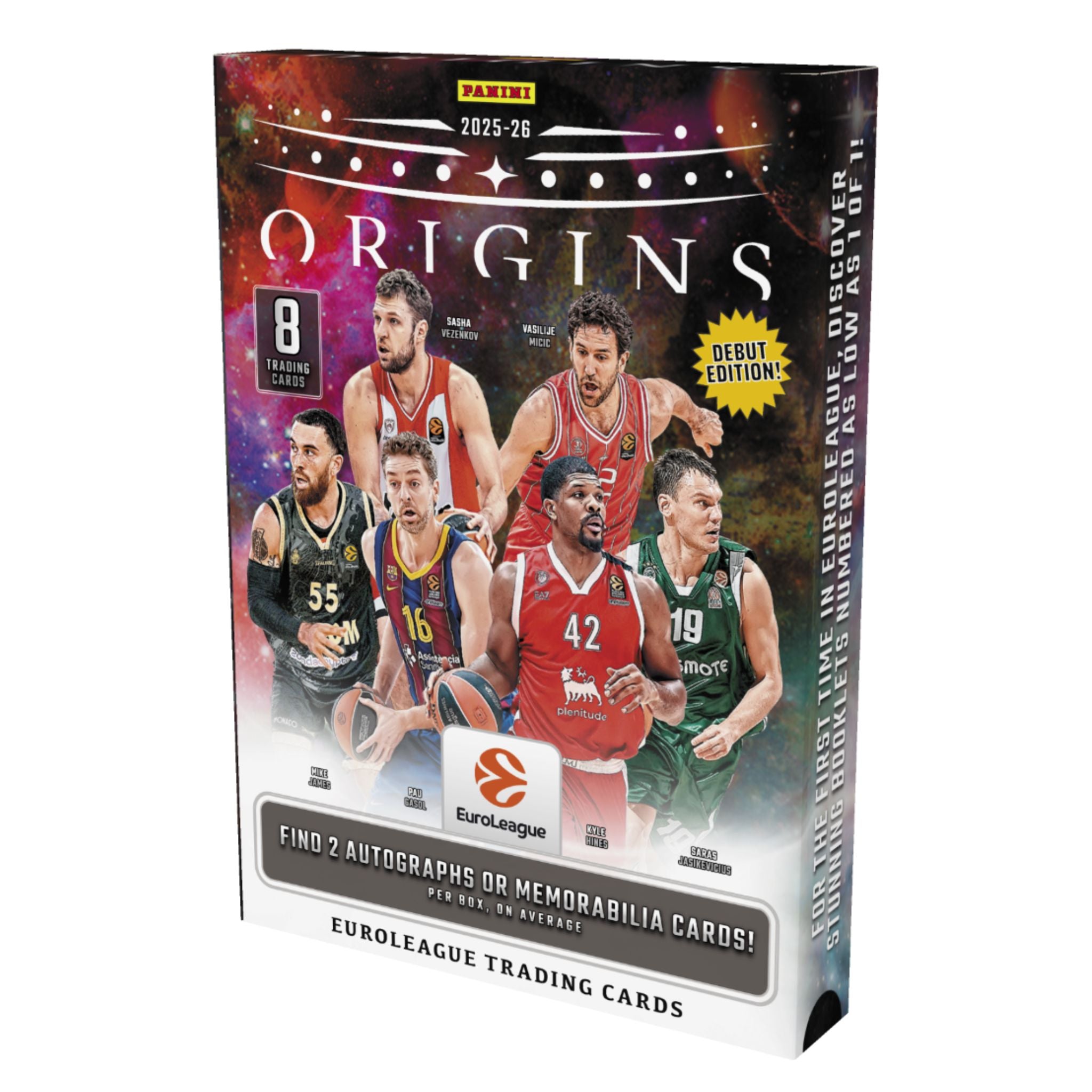 その他 PANINI ORIGINS EUROLEAGUE BASKETBALL 2025/26 Panini Origins EuroLeague Basketball Hobby Box – Trading