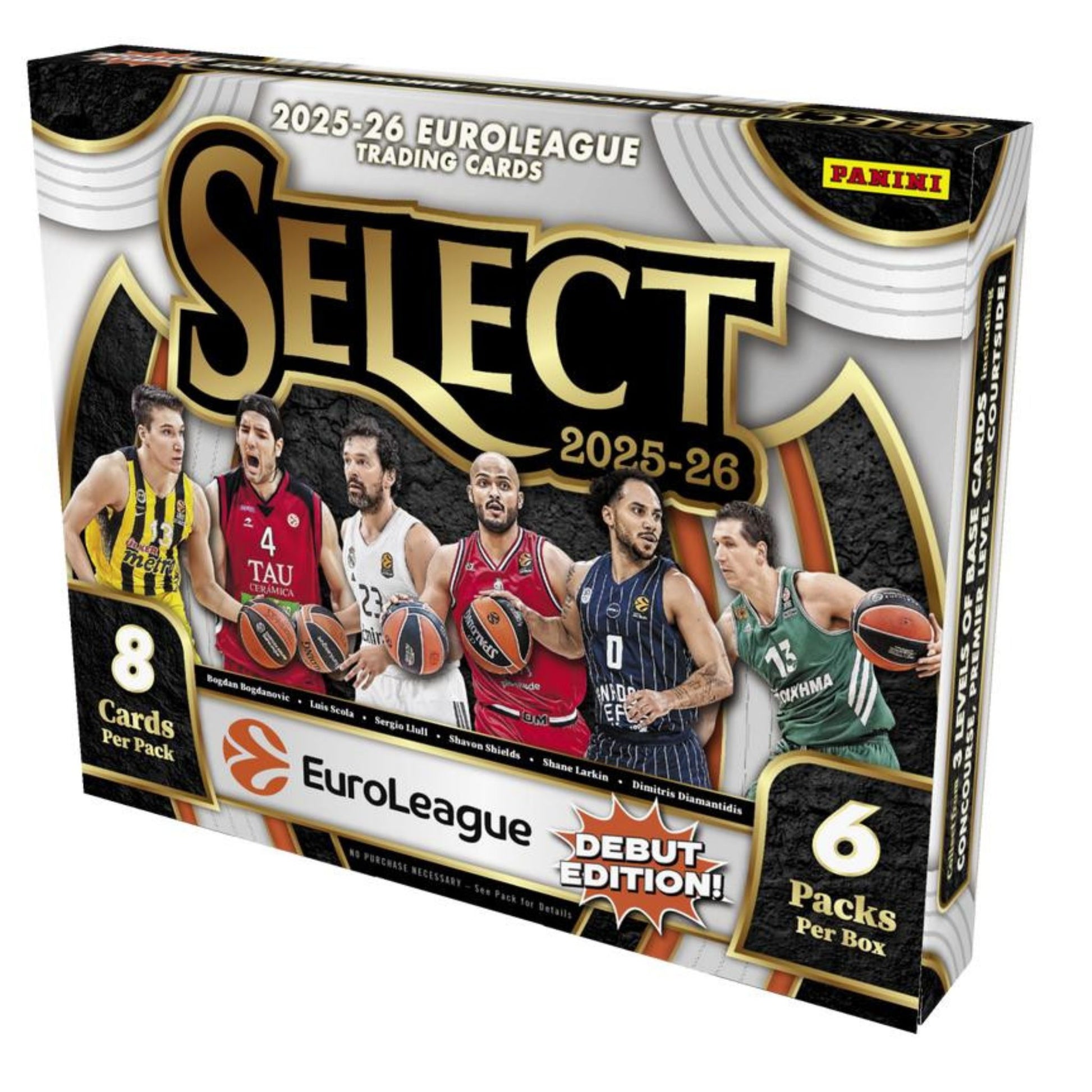 2025/26 Panini Select EuroLeague Basketball Hobby Box - Trading Card Market