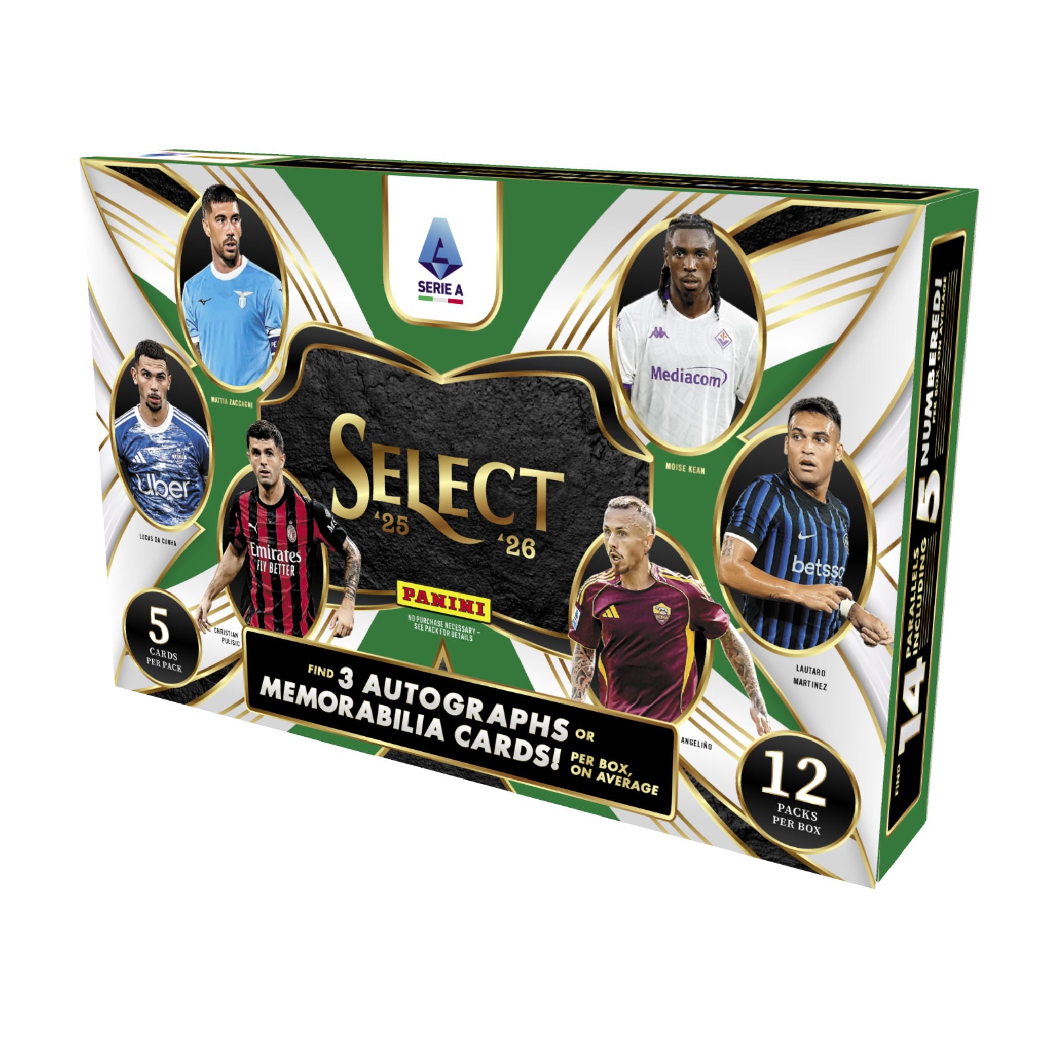 2025/26 Panini Select Serie A Soccer Hobby Box – Trading Card Market