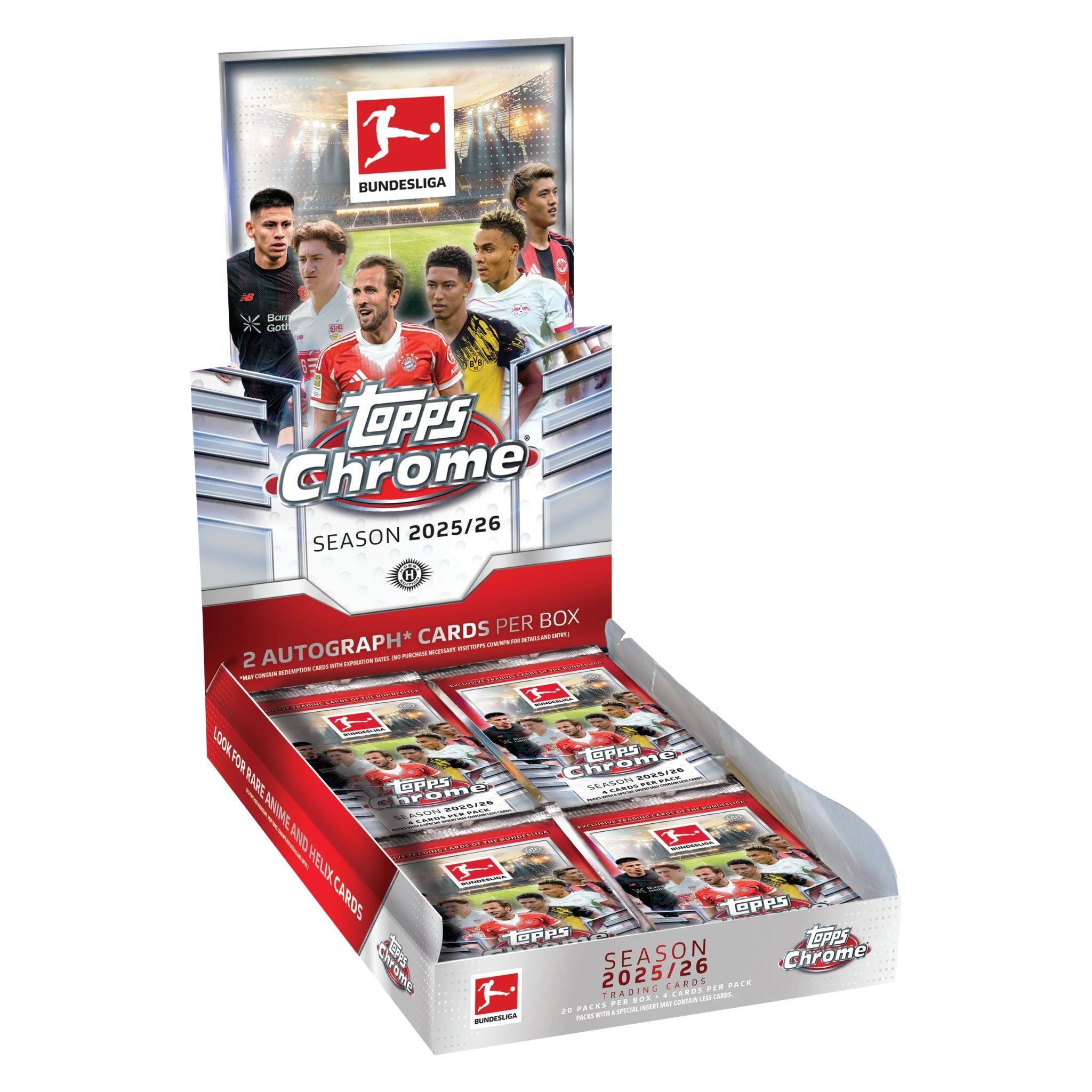 新品未開封 Topps Bundesliga Soccer 2BOX ボックス 2025/26 Topps Chrome Bundesliga Soccer Hobby Box – Trading Card Market
