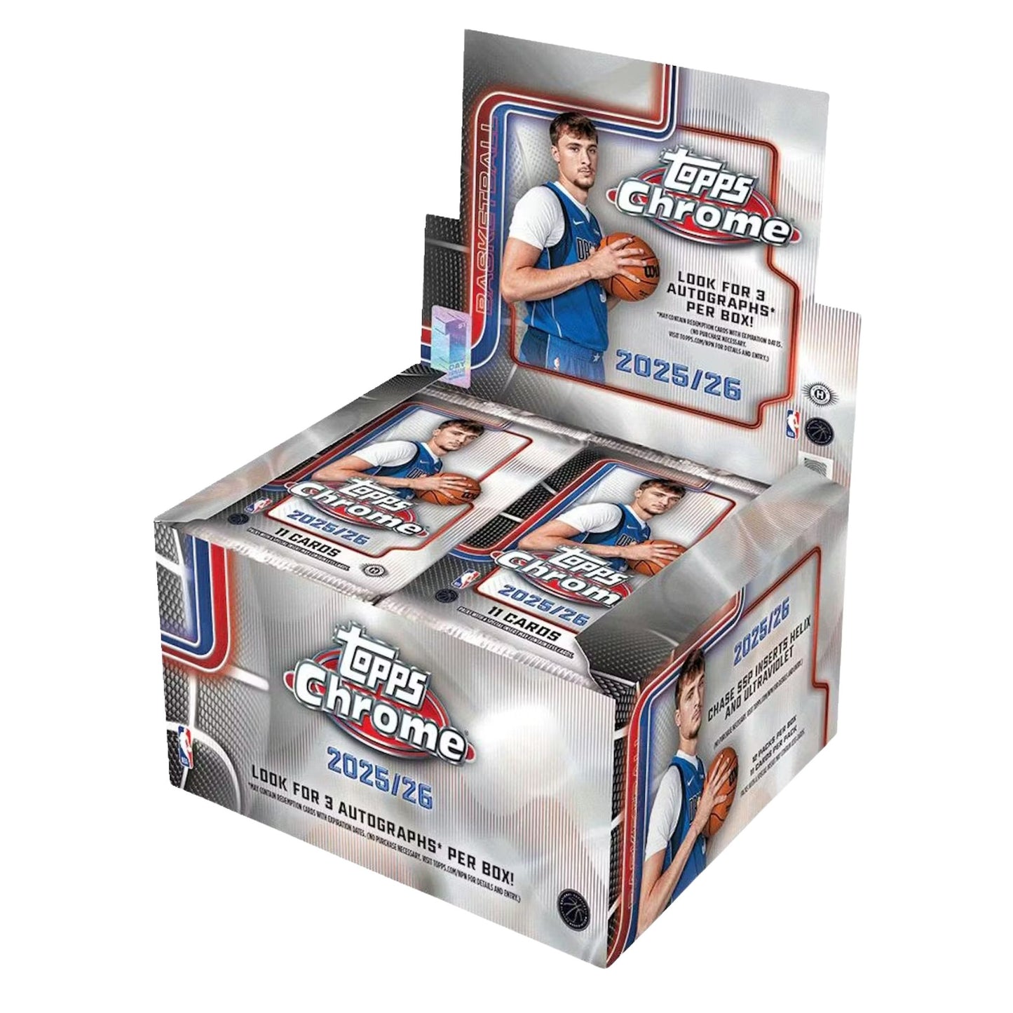 2025/26 Topps Chrome Basketball First Day Jumbo Box (Presell) - Trading Card Market