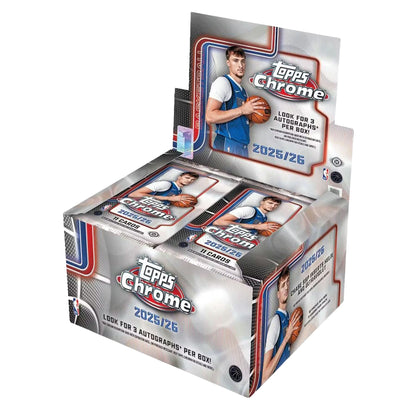 2025/26 Topps Chrome Basketball First Day Jumbo Box (Presell) - Trading Card Market