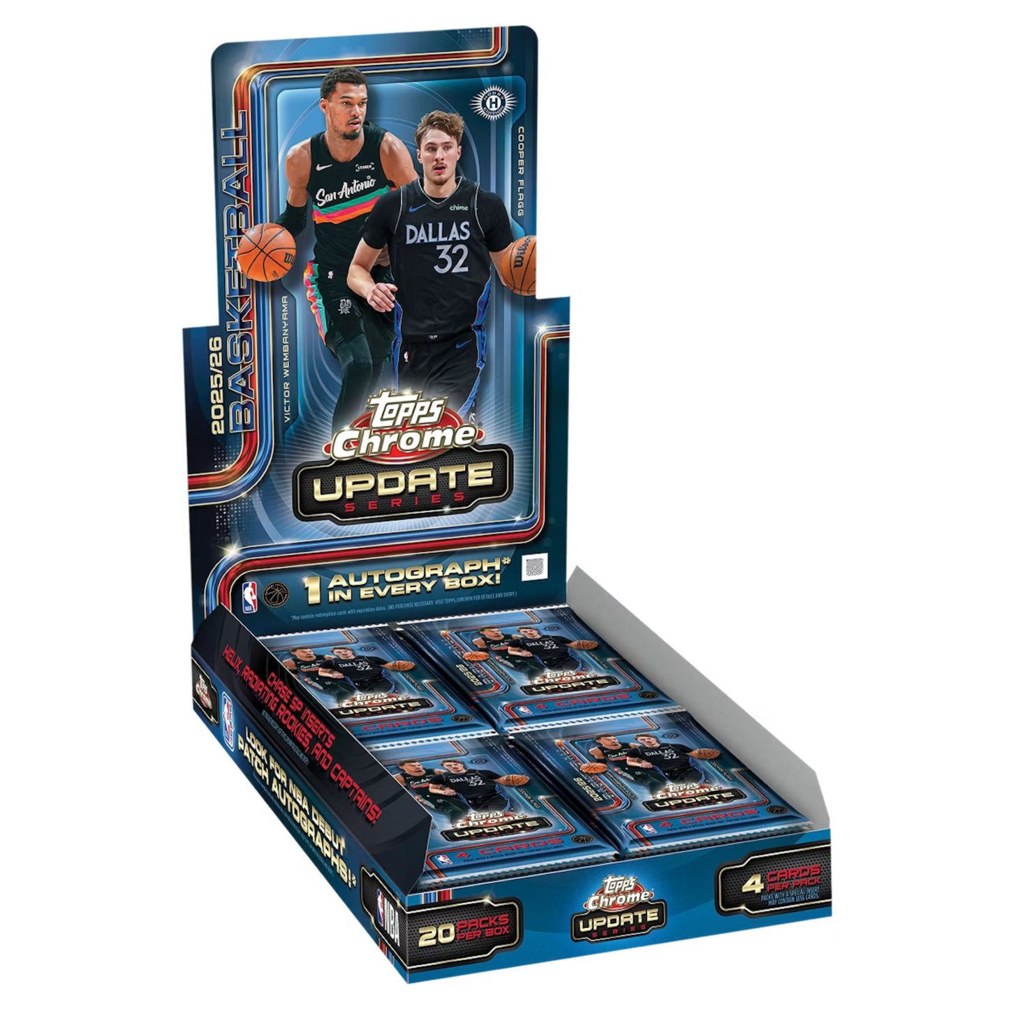 2025/26 Topps Chrome Update Basketball Hobby Box