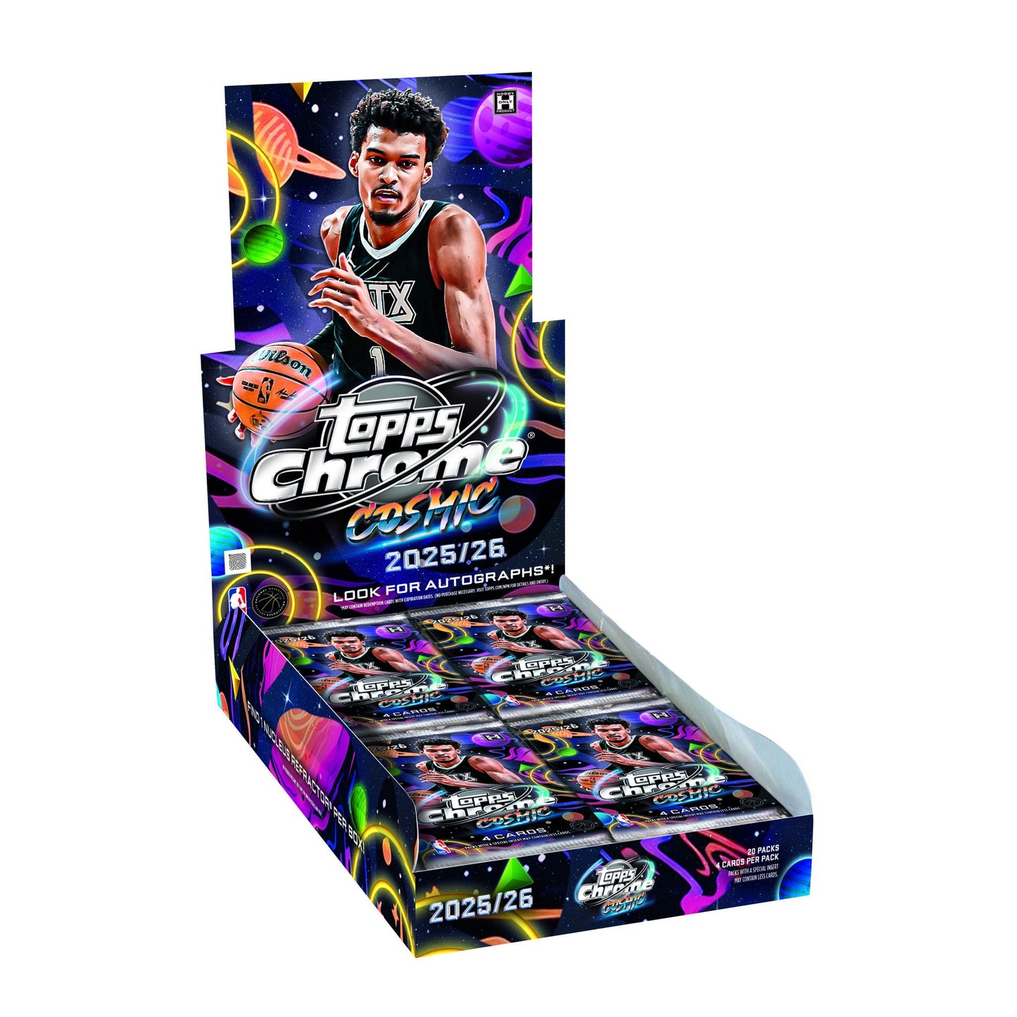 2025/26 Topps Cosmic Chrome Basketball Hobby Box - Trading Card Market