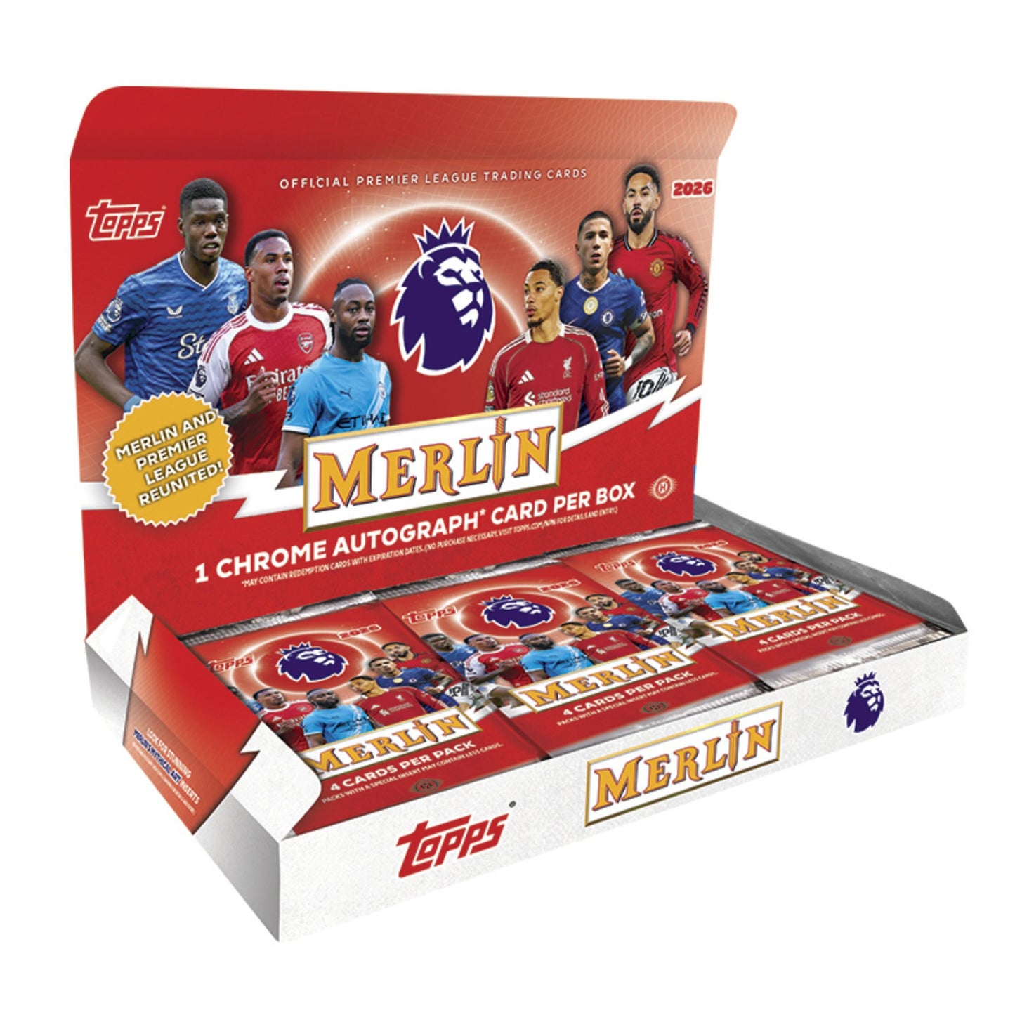 2025/26 Topps Merlin English Premier League Soccer Hobby Box - Trading Card Market