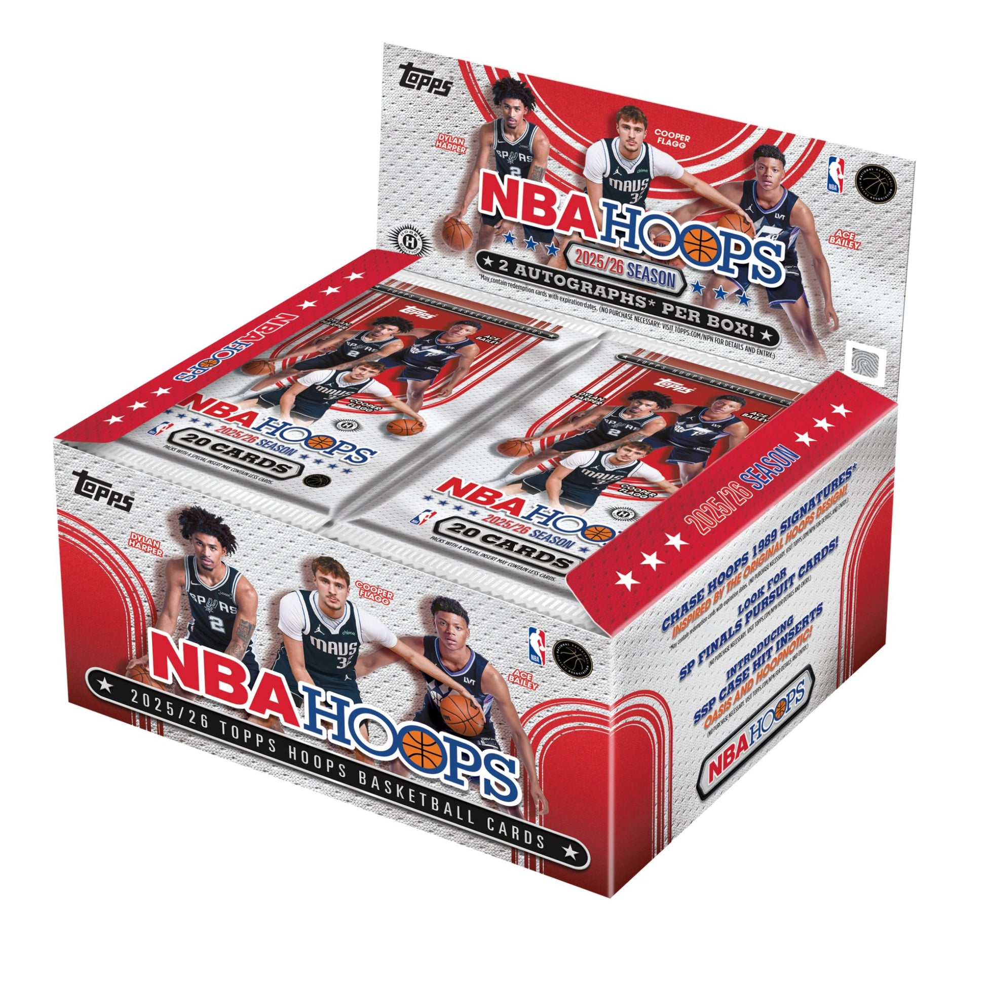2025/26 Topps NBA Hoops Basketball Jumbo Box - Trading Card Market