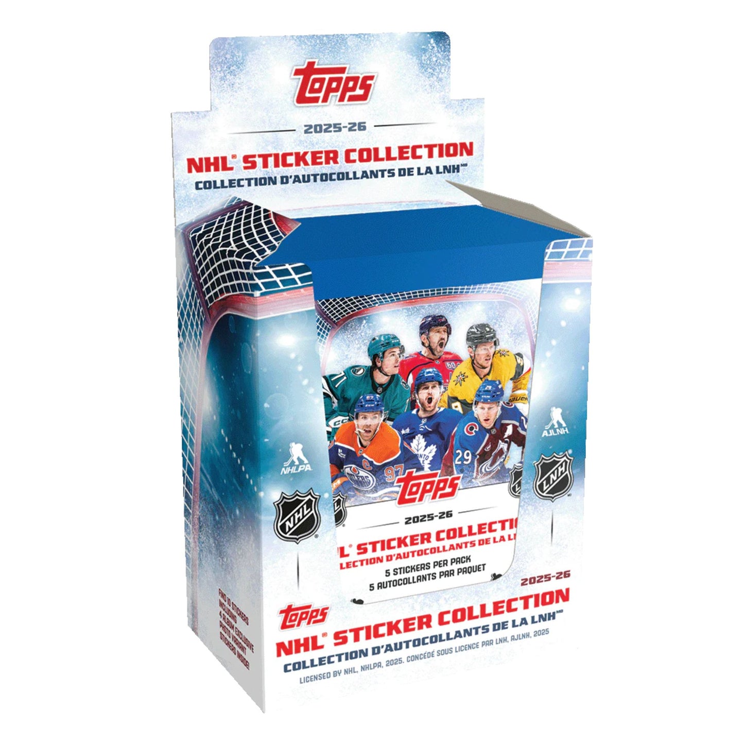 2025/26 Topps NHL Sticker Display Box - Trading Card Market