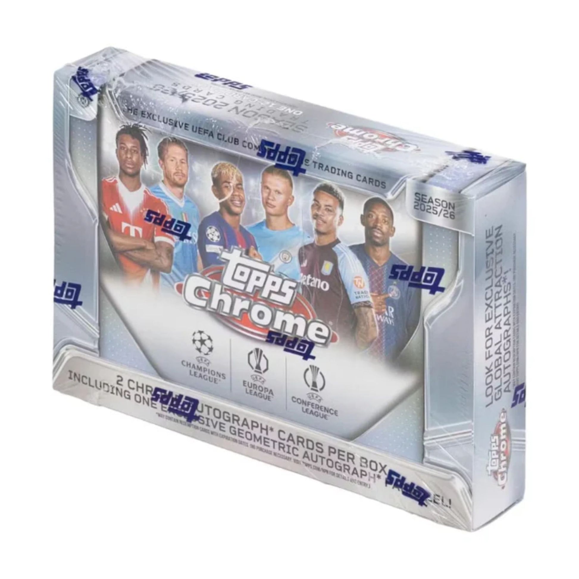 2025/26 Topps UEFA Club Competitions Chrome Soccer Delight Box - Trading Card Market