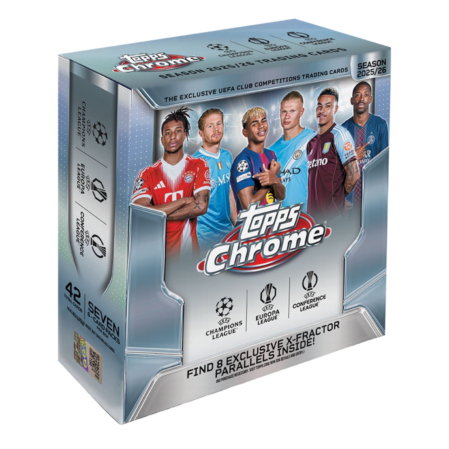 2025/26 Topps UEFA Club Competitions Chrome Soccer Mega Box - Trading Card Market