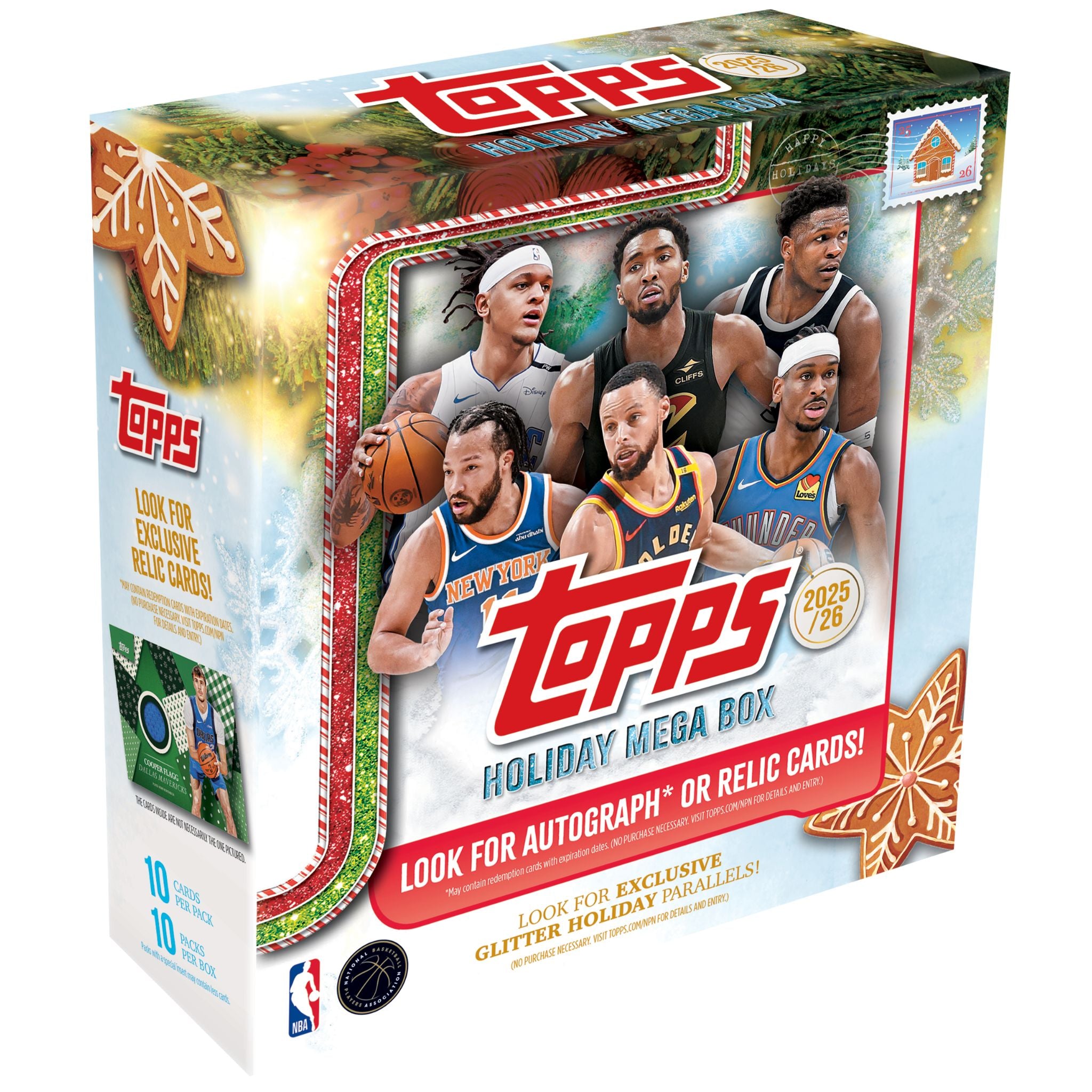 【topps完売品】Topps 2025 Holiday Mega 10箱 2025/26 Topps Basketball Holiday Mega Box – Trading Card Market