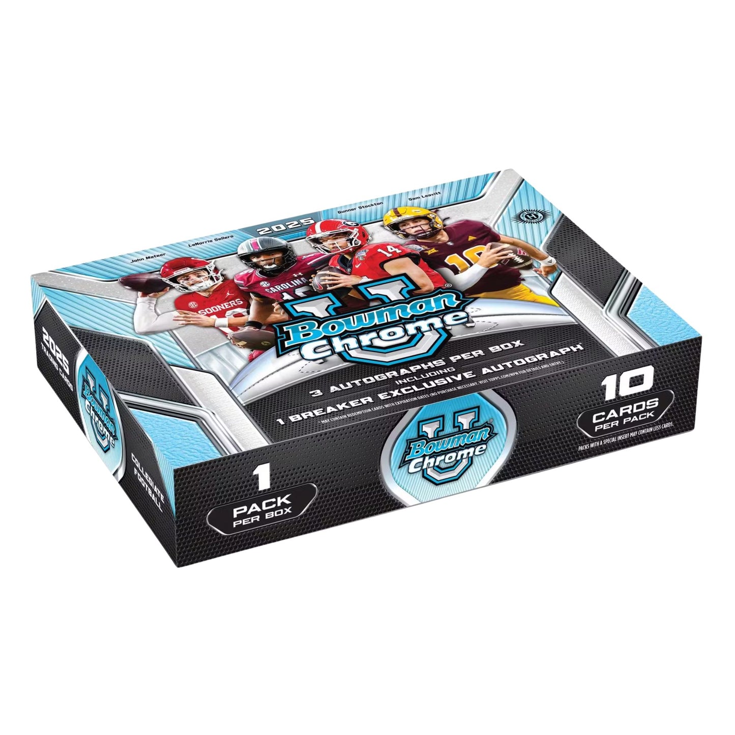 2025 Bowman University Chrome Football Breaker Delight Box (Presell) - Trading Card Market