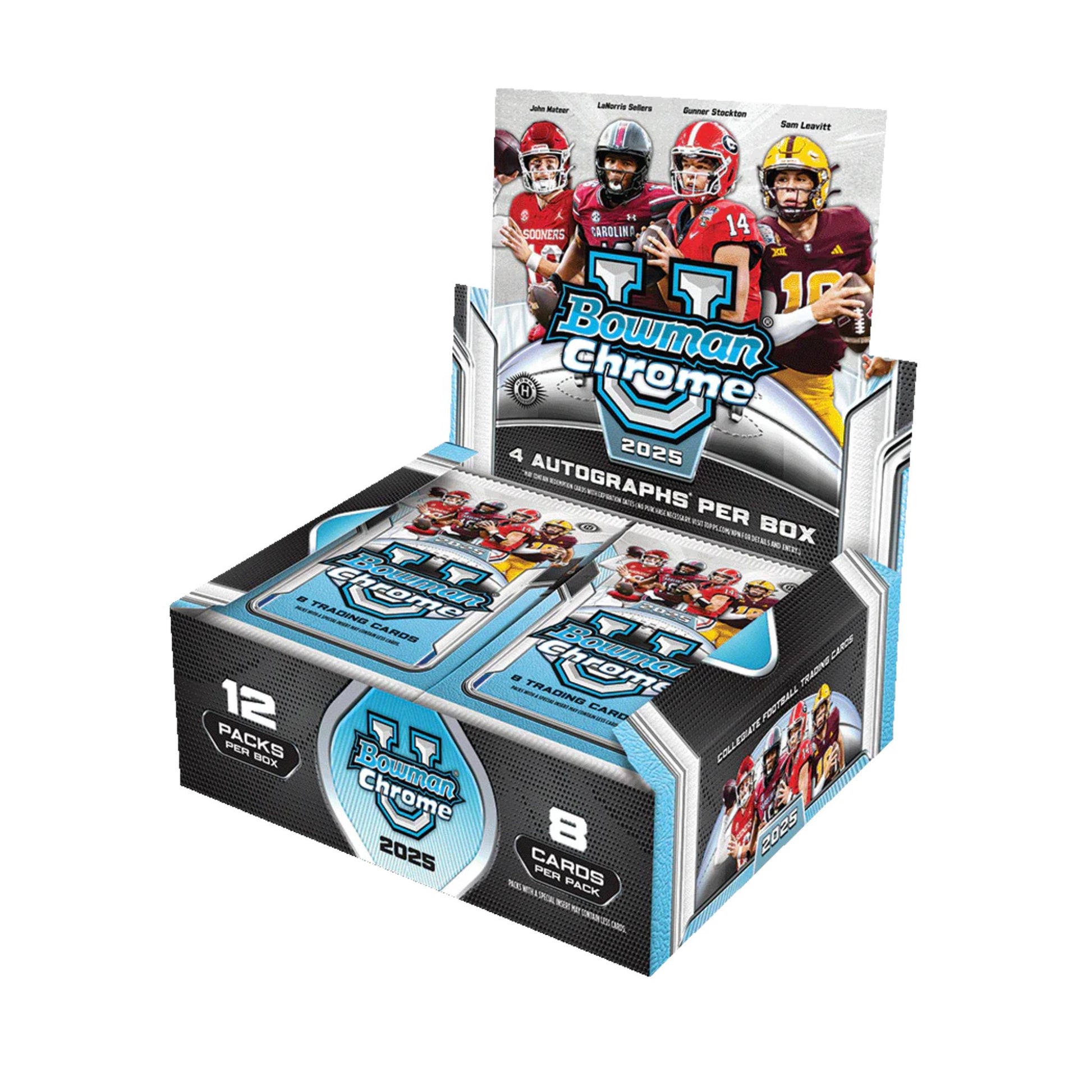 2025 Bowman University Chrome Football Jumbo Box (Presell) - Trading Card Market