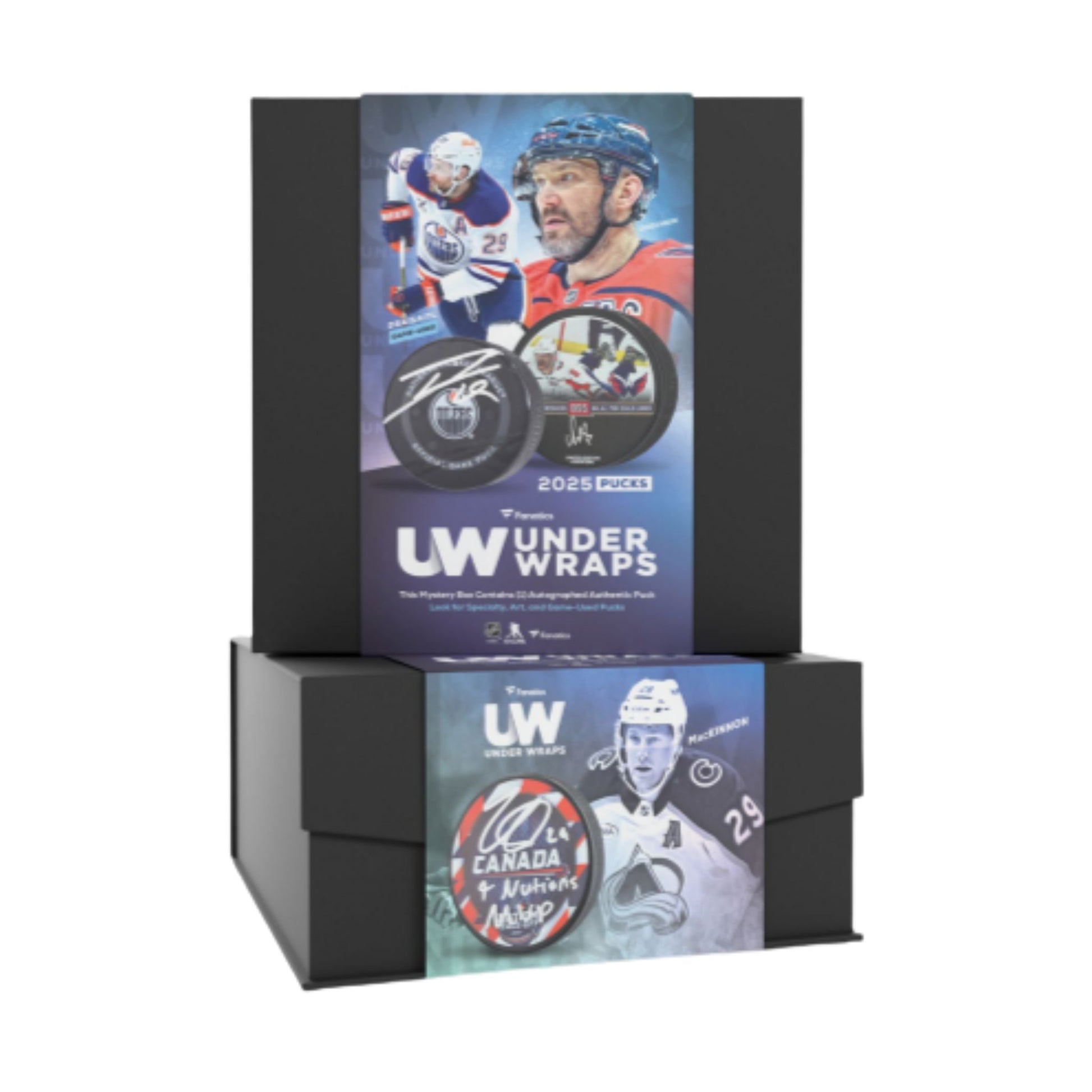 2025 Fanatics Under Wraps NHL Autographed Hockey Puck Box - Trading Card Market
