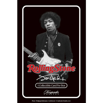 2025 Keepsake Premiere Rolling Stone Jimi Hendrix™ Box (Back - to - School Sale) - Trading Card Market