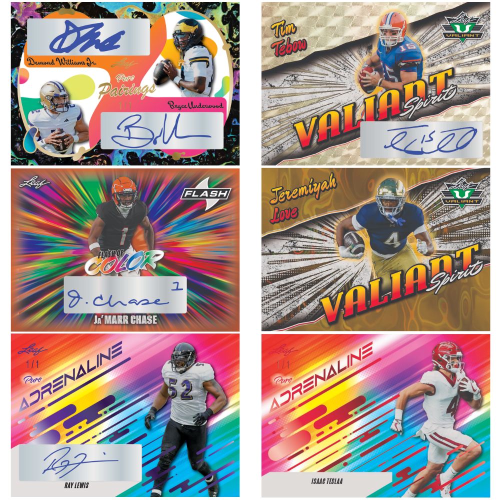 2025 Leaf Eclectic Signature Series Football Hobby Box - Trading Card Market