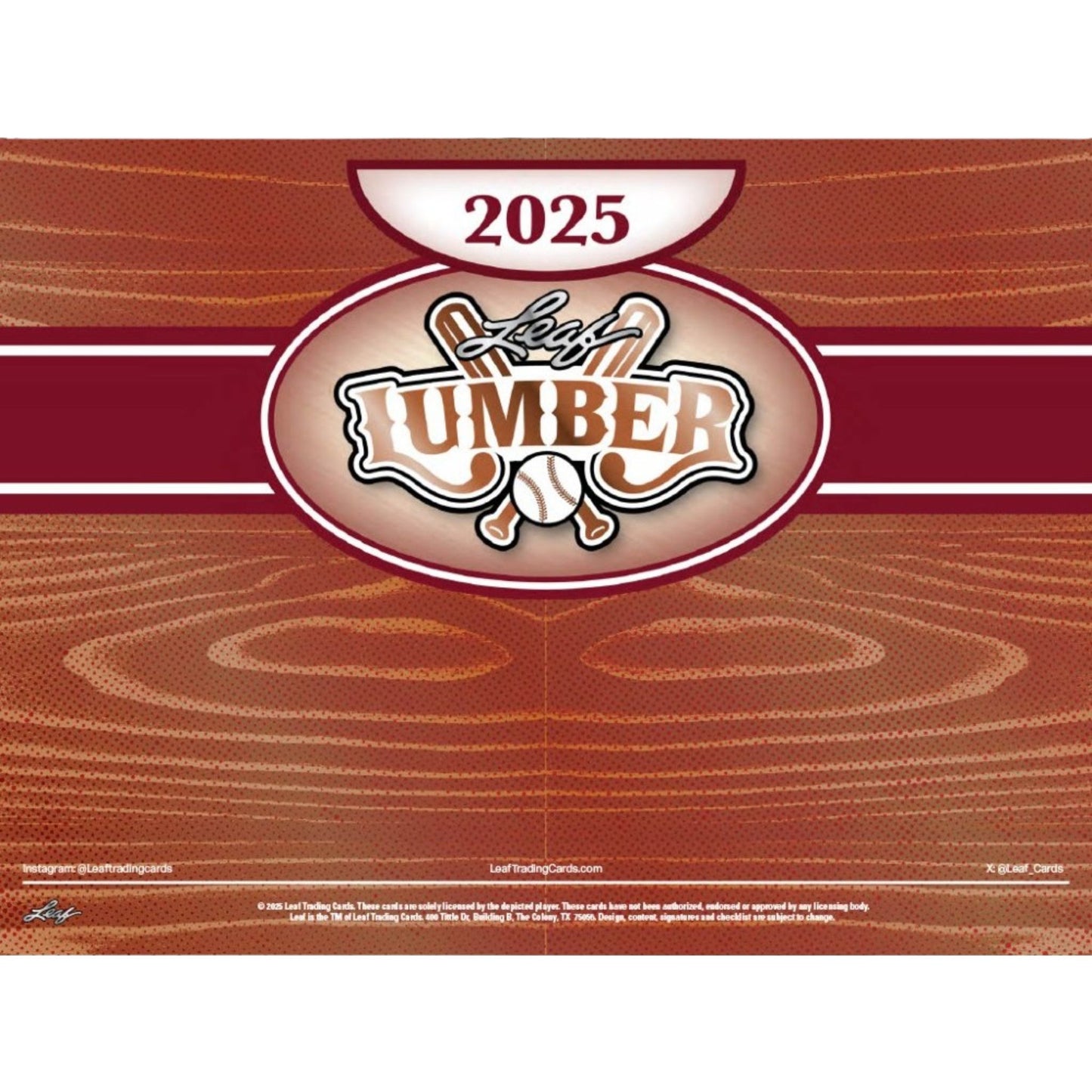 2025 Leaf Lumber Baseball Hobby Box (Presell) - Trading Card Market