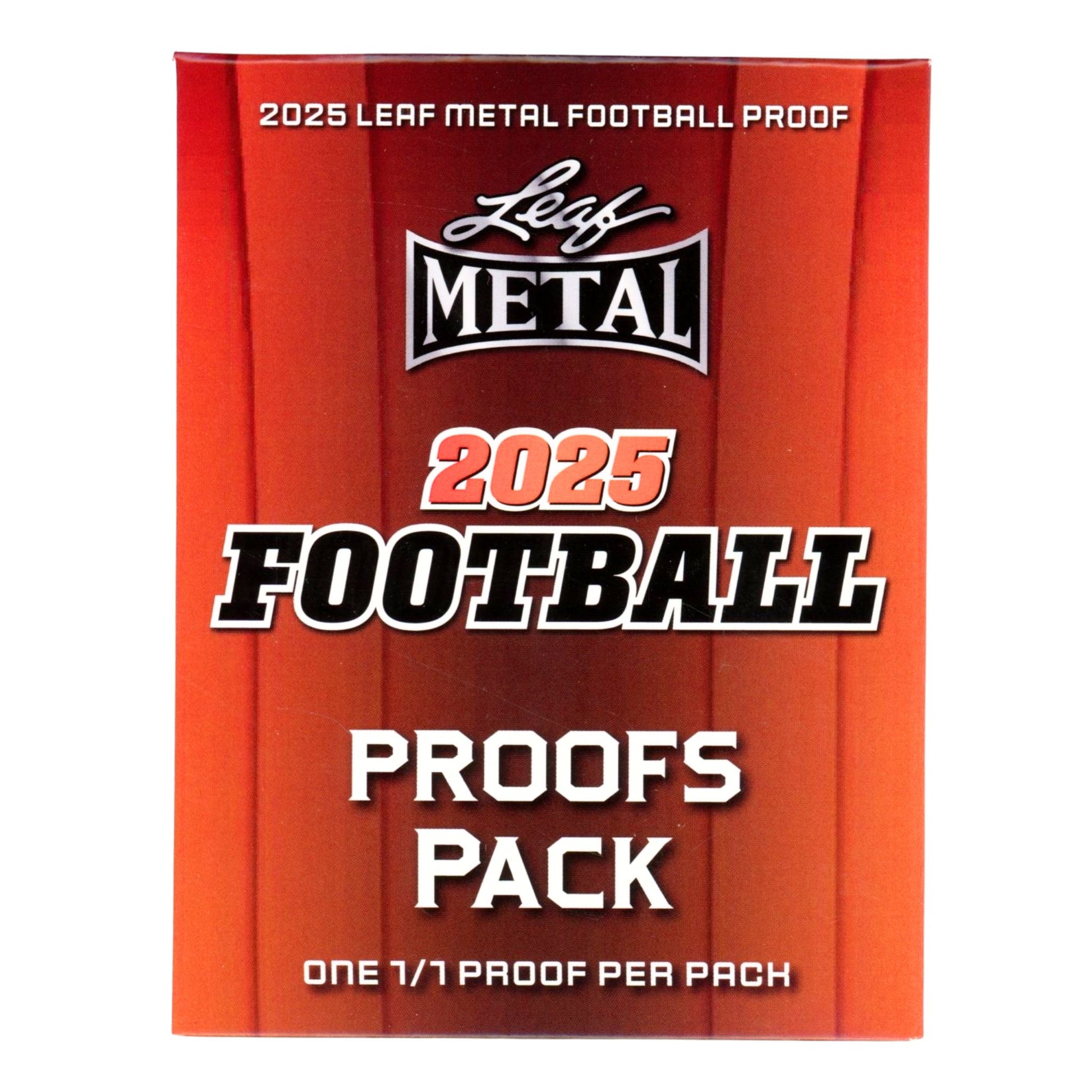 2025 Leaf Metal Football 1/1 Proof Pack - Trading Card Market