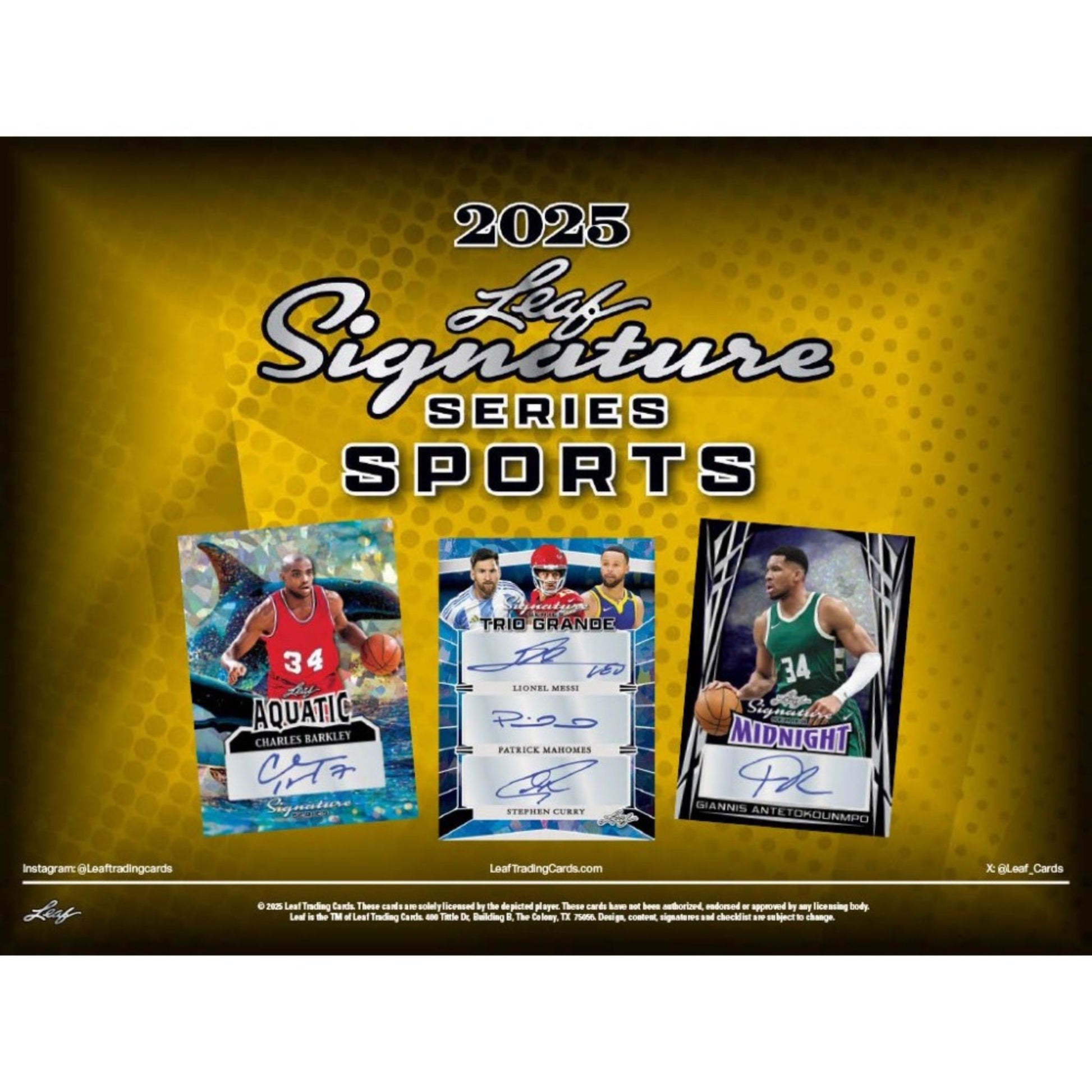 2025 Leaf Signature Series Multi - Sport Hobby Box - Trading Card Market