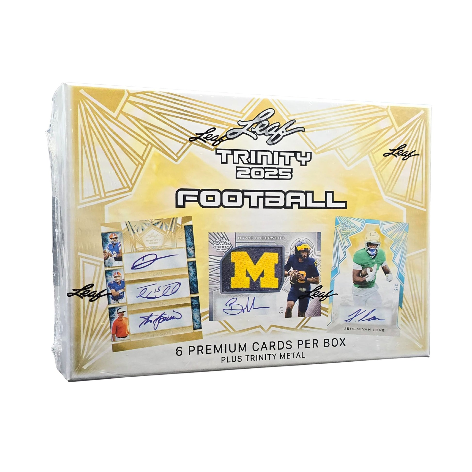 2025 Leaf Trinity Football Hobby Box - Trading Card Market