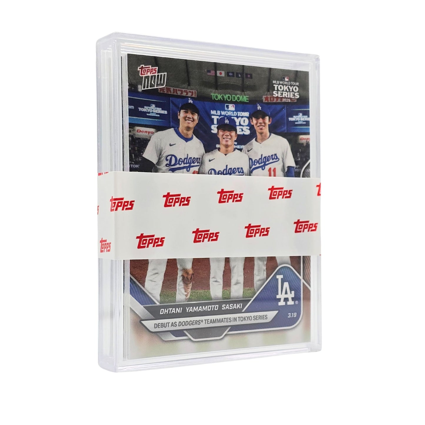 2025 MLB Topps NOW® Shohei Ohtani / Yoshinobu Yamamoto / Roki Sasaki - Card 7 - LOOK FOR TRIPLE AUTO - PR: 99,226 - Trading Card Market