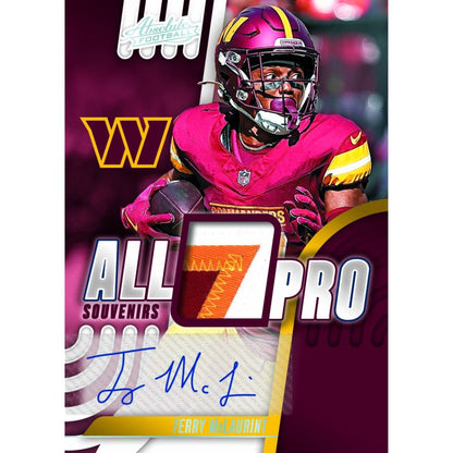 2025 Panini Absolute Football Cards - Terry McLaurint