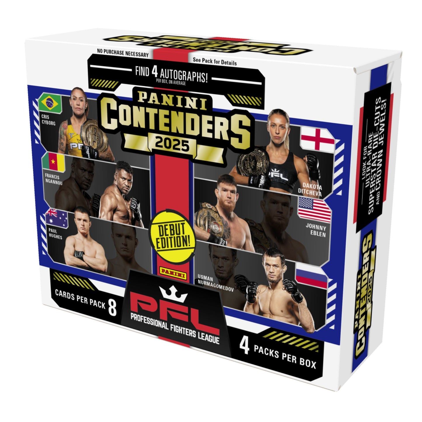 2025 Panini Contenders PFL Professional Fighters League Hobby Box - Trading Card Market