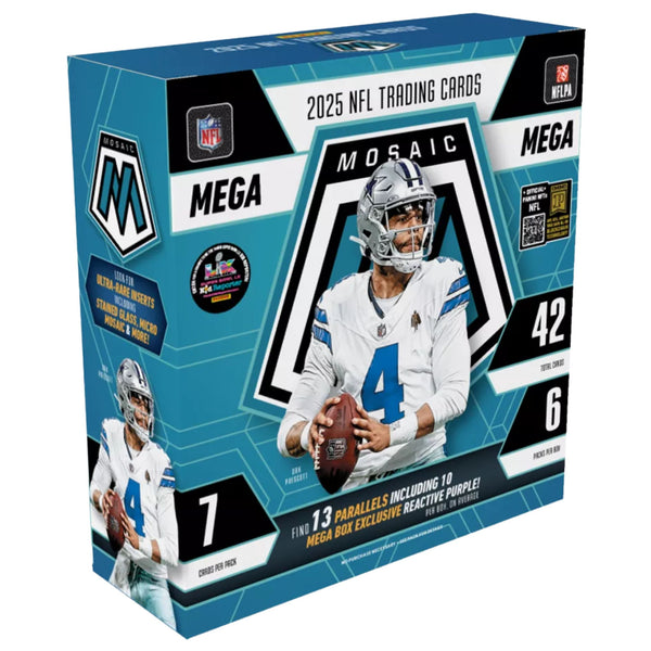 mosaic booster box 2025 Panini Mosaic Football Mega Box – Trading Card Market