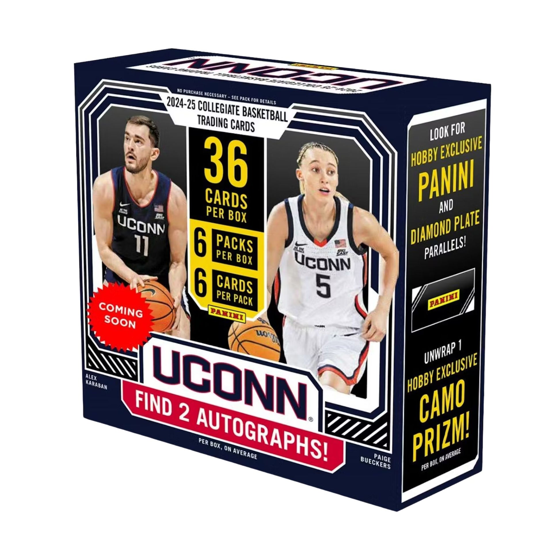 2025 Panini UConn Basketball Hobby Box - Trading Card Market