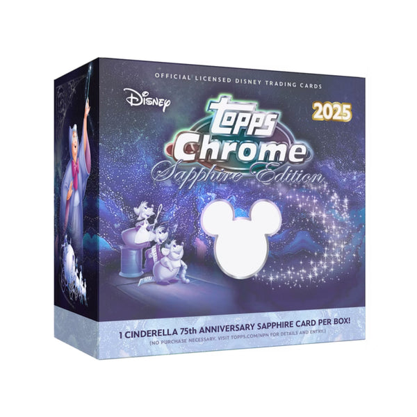 2025 Topps Chrome Disney Sapphire Edition Box – Trading Card Market