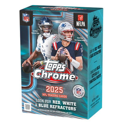 2025 Topps Chrome Football Blaster Box - Trading Card Market