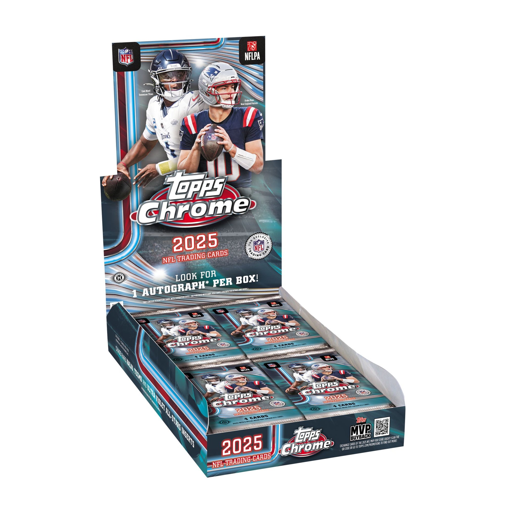 2025 Topps Chrome Football Hobby Box - Trading Card Market