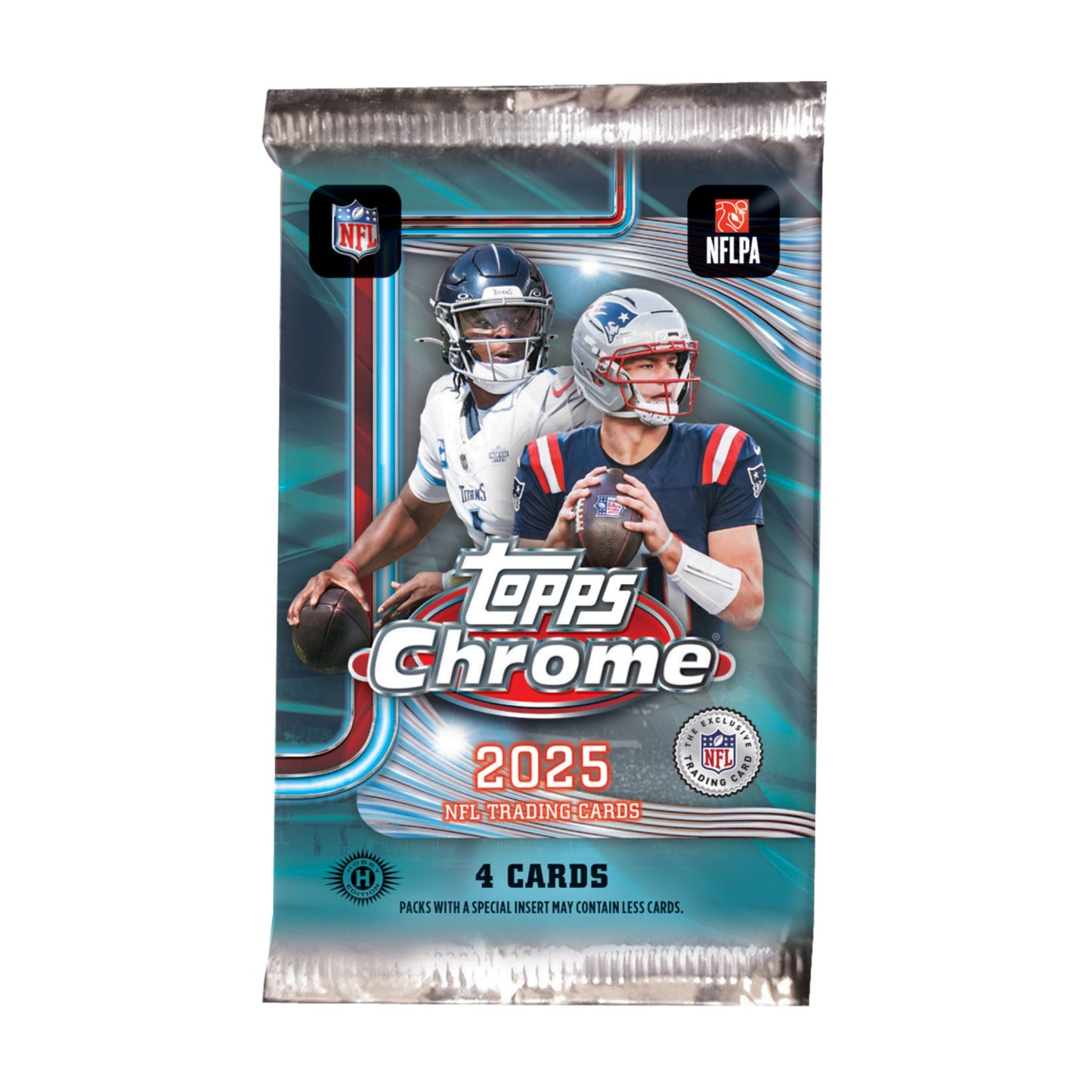 2025 Topps Chrome Football Hobby Pack - Trading Card Market