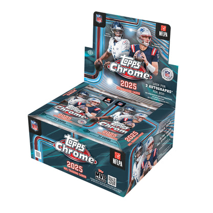 2025 Topps Chrome Football Jumbo Box - Trading Card Market